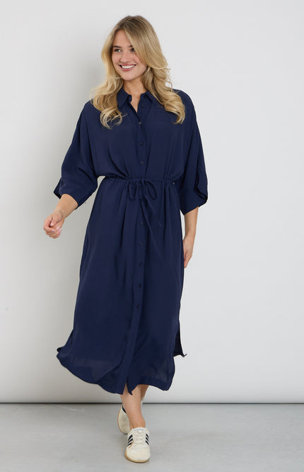 Freequent Jurk Fqlovy Navy Blazer 207581 Stretchshop.nl