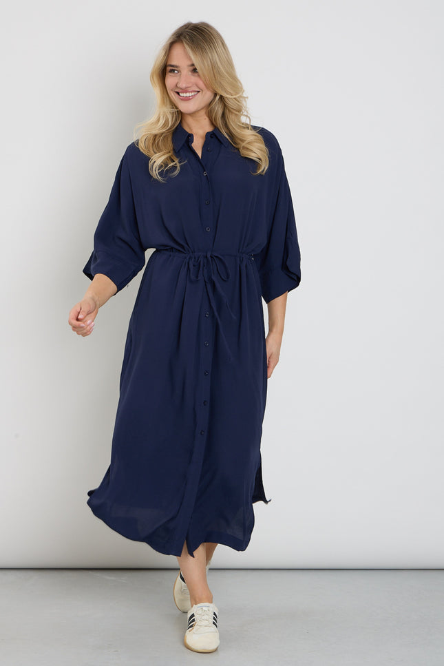 Freequent Jurk Fqlovy Navy Blazer 207581 Stretchshop.nl