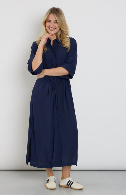 Freequent Jurk Fqlovy Navy Blazer 207581 Stretchshop.nl