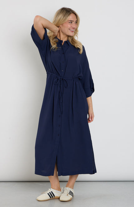 Freequent Jurk Fqlovy Navy Blazer 207581 Stretchshop.nl