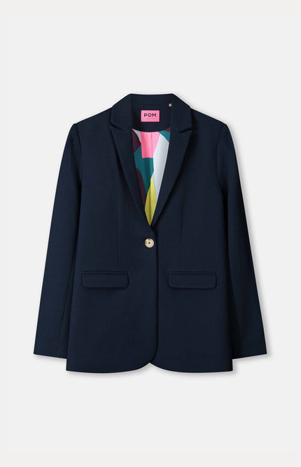 POM Amsterdam Blazer Chloé Eternal Blue SP9245 Stretchshop.nl