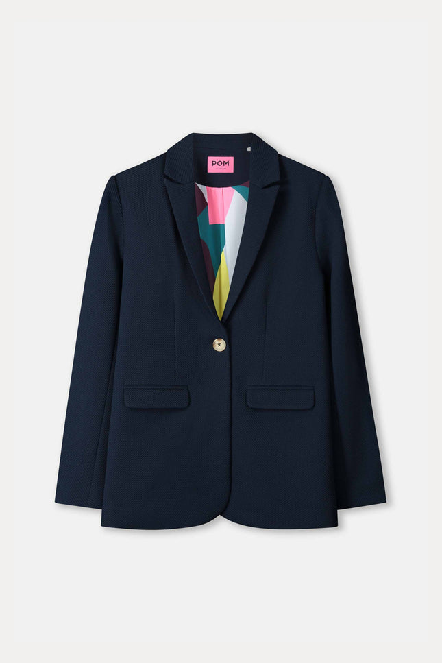 POM Amsterdam Blazer Chloé Eternal Blue SP9245 Stretchshop.nl