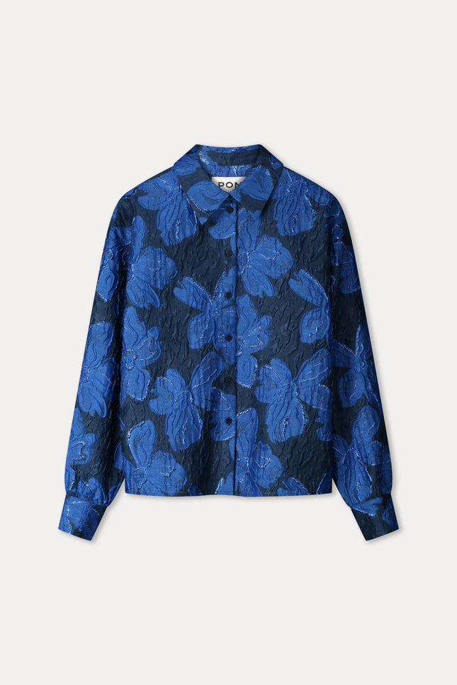 Blouse Jade Bloom Cobalt Blue SP9791