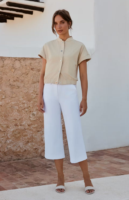 Lady Day Travel Broek Micky White L14.475.3302 Stretchshop.nl