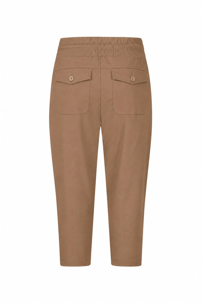 Travel Broek Capri Linda Summer Camel 262