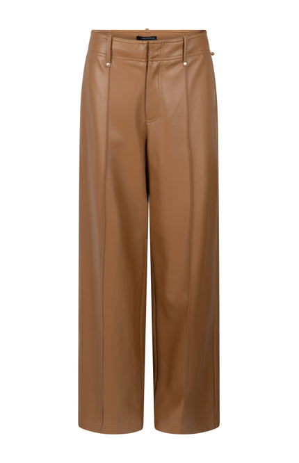 Broek PU Pintuck Cinnamon Q02-22-102