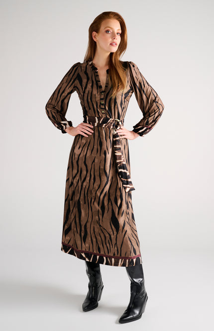 Jurk Maxi Met Dierenprint D306-P158