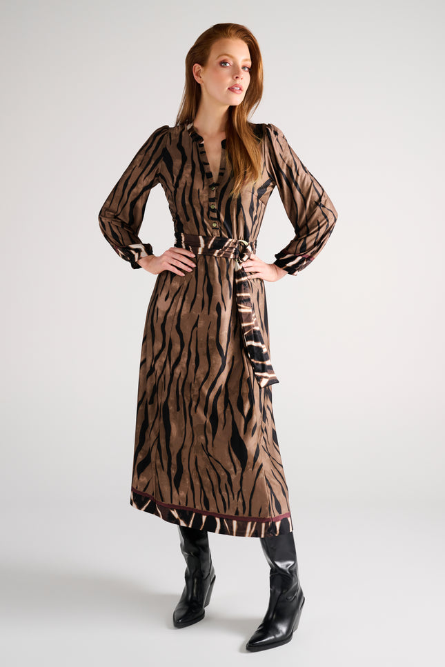 Jurk Maxi Met Dierenprint D306-P158