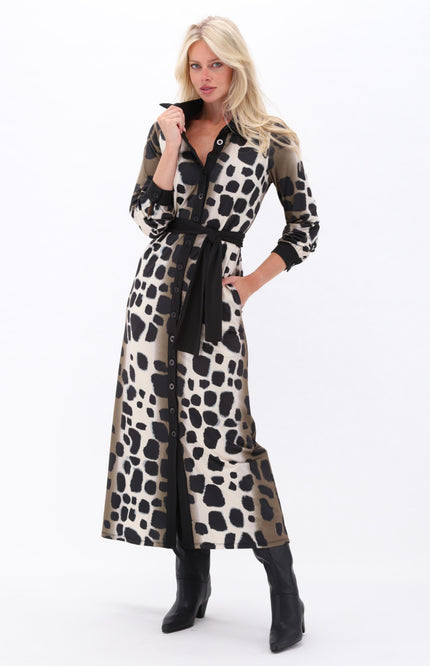 Jurk Maxi Met Dierenprint D120-P147