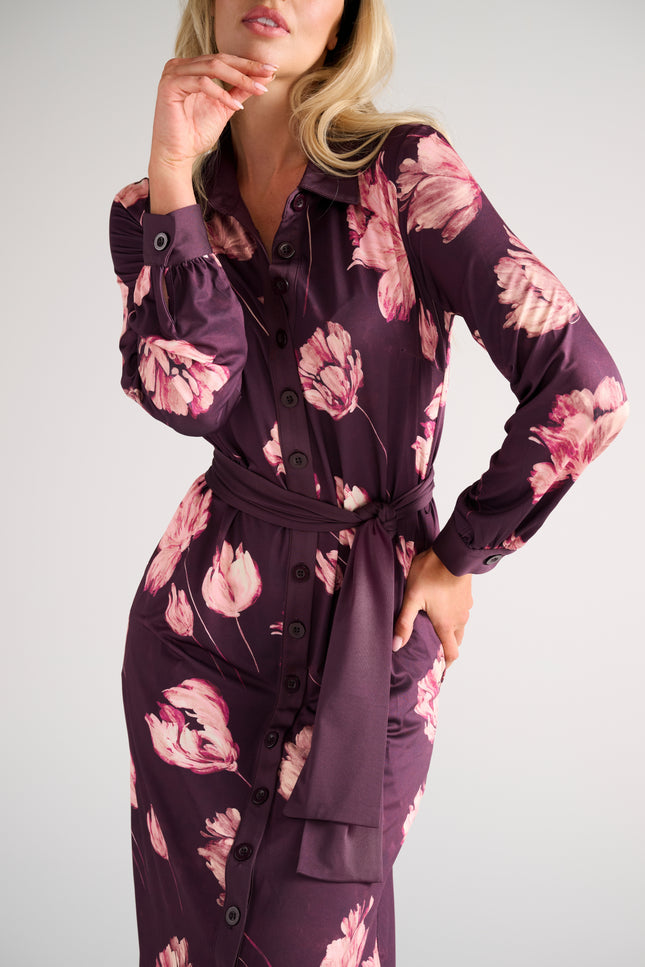 Jurk Maxi Met Bloemenprint D112-P149