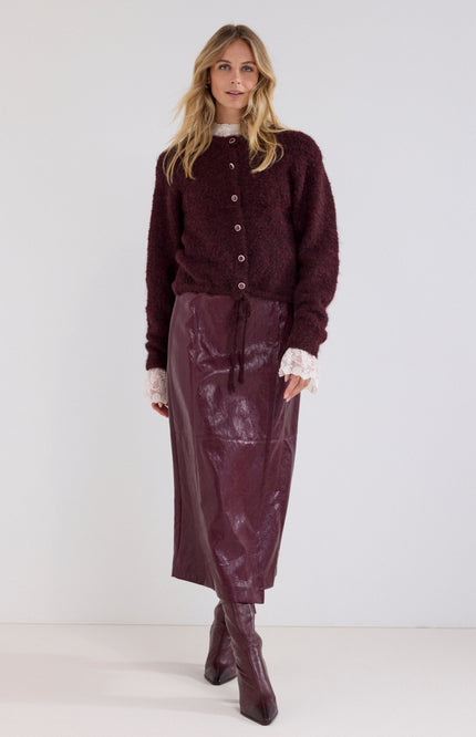 Vest Puff Sleeve Pomegranate C18-21-701