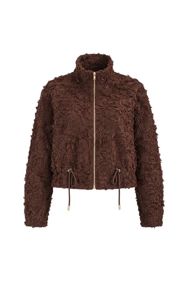 Jacket Fancy Lace Chocolate C39-21-801