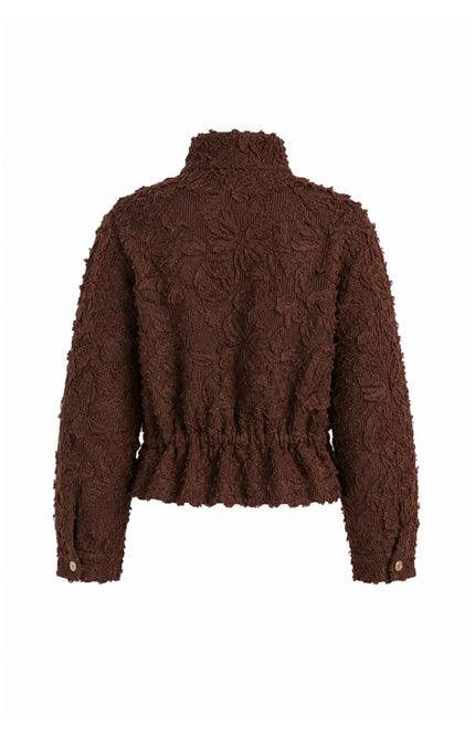 Jacket Fancy Lace Chocolate C39-21-801