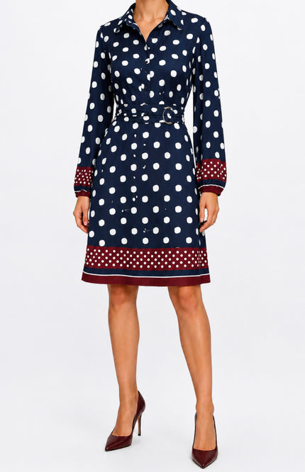 Jurk Met Bolletjesprint D327L-P157