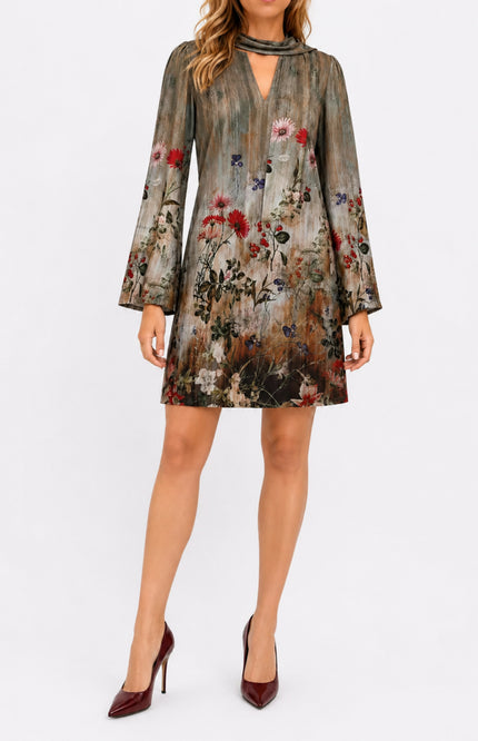 Jurk Sjaaltje Met Print D214L-P168