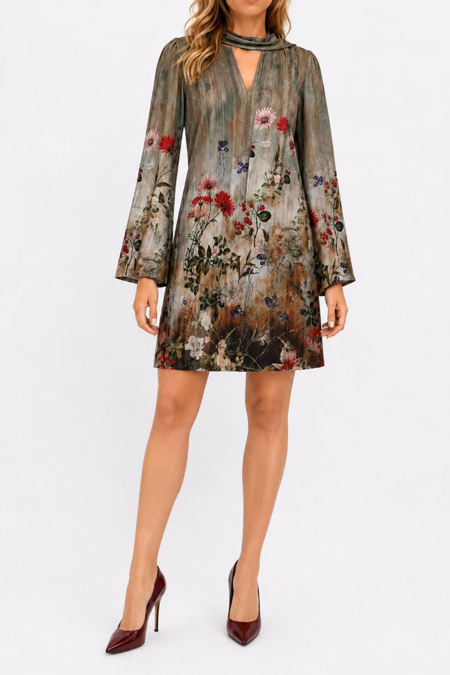 Jurk Sjaaltje Met Print D214L-P168