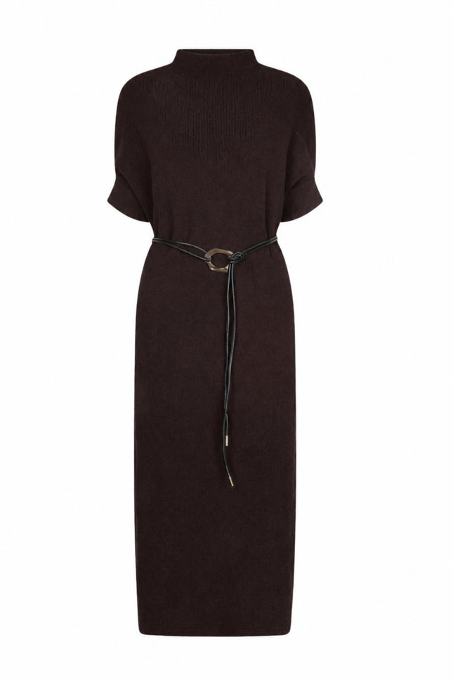 Jurk Long Knit Cacao F26.18515