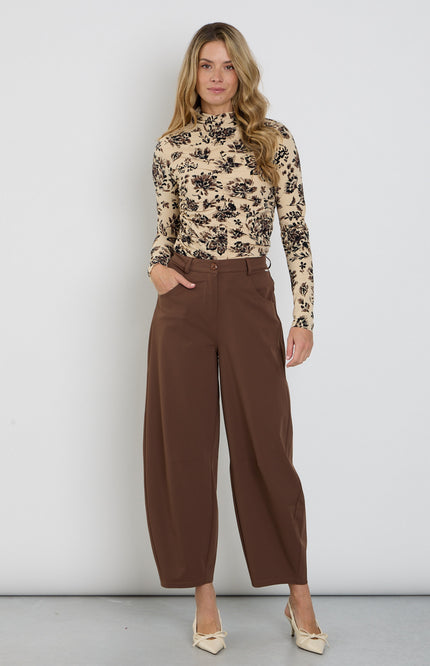 Heavy Travel Broek Balloon Chestnut 202798