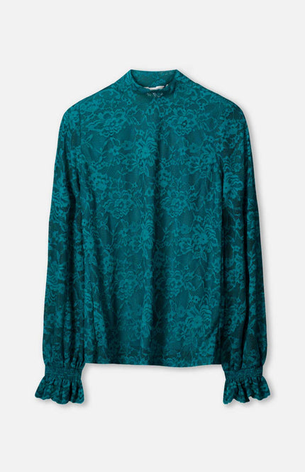 Top Ruby Lace Teal Green SP9832
