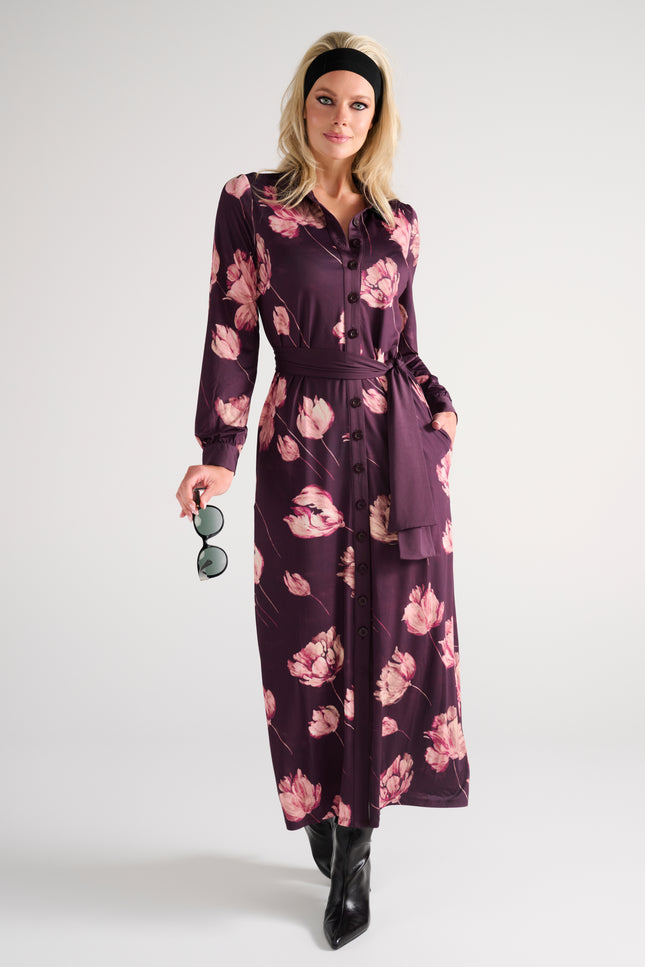Jurk Maxi Met Bloemenprint D112-P149
