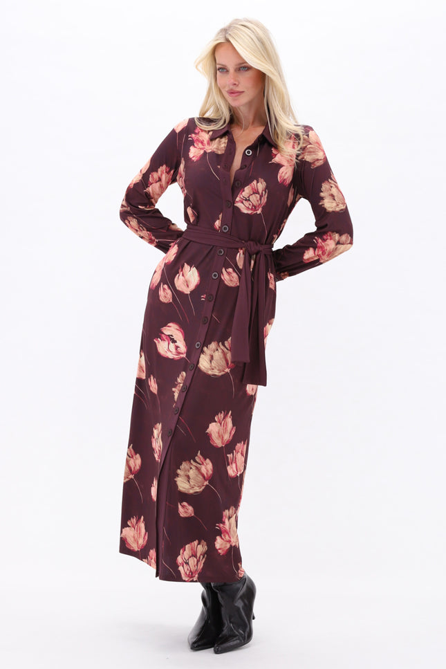 Jurk Maxi Met Bloemenprint D112-P149