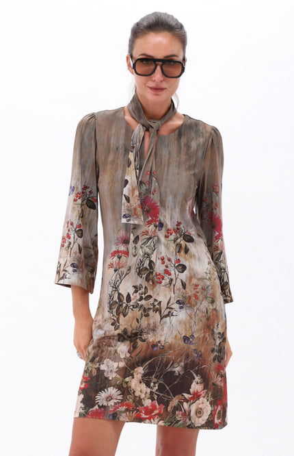 Jurk Sjaaltje Met Print D214L-P168