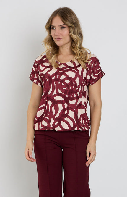 Blouse Cirkel Print Port 183628