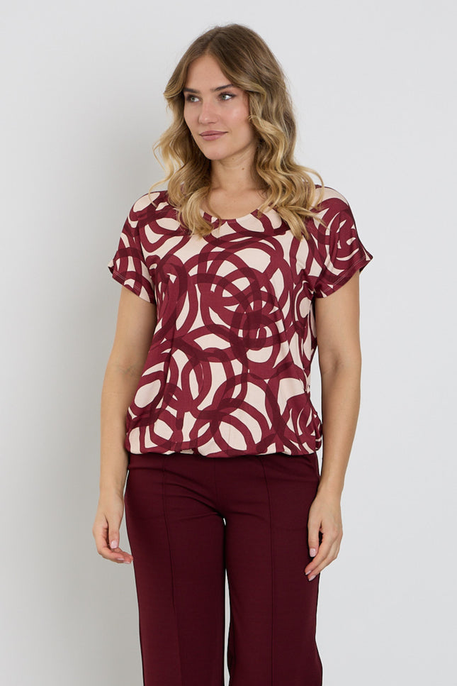 Blouse Cirkel Print Port 183628
