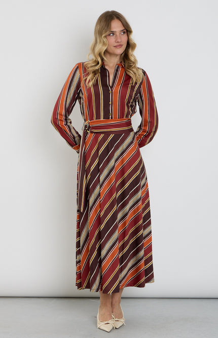 Jurk Maxi Met Strepen D310-P159