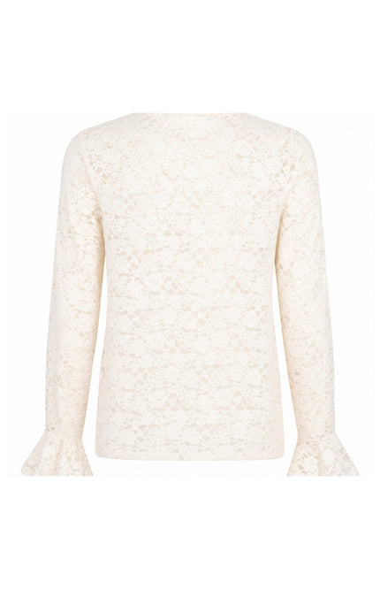 Top Flared Cuff Lace Snow C36-22-401