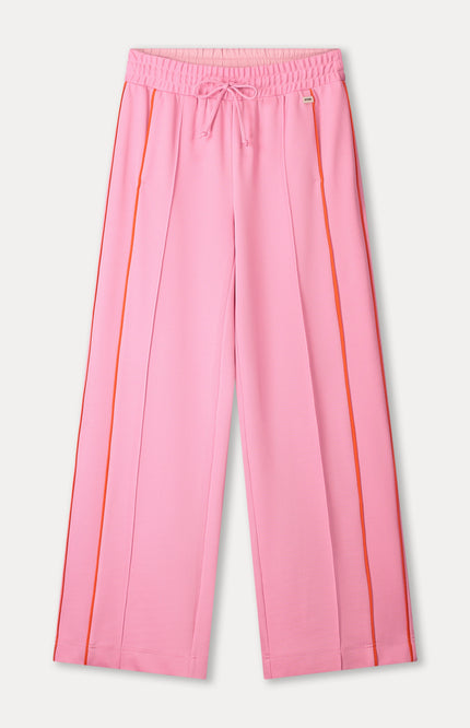 POM Amsterdam Broek Colourblock Cheering Pink SP9514 Stretchshop.nl