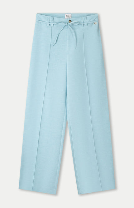 POM Amsterdam Pants Jess Blue Mist SP9516 Stretchshop.nl