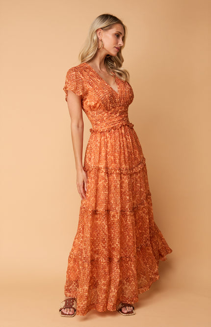 Jurk Paisley Naranja