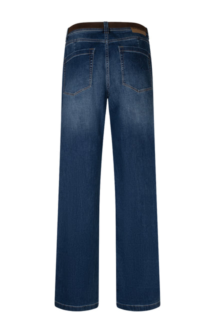 Broek Colette & Belt Dark Stone SRB4991 L33