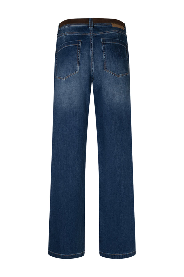 Broek Colette & Belt Dark Stone SRB4991 L31