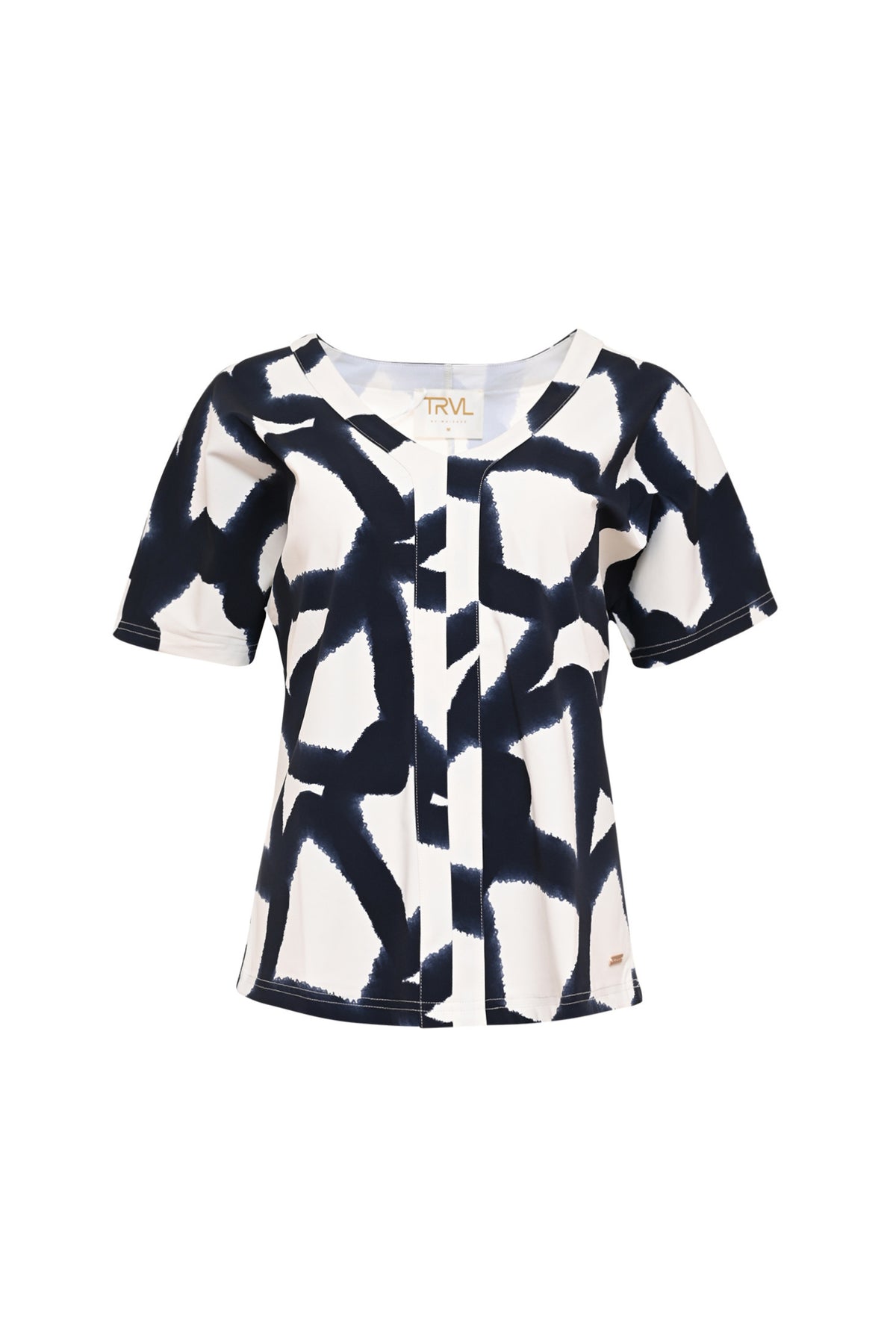 Maicazz & Zizo Travel Top Valley Cross Paint, kleurrijk en comfortabel, met gedetailleerde print en zachte stof.