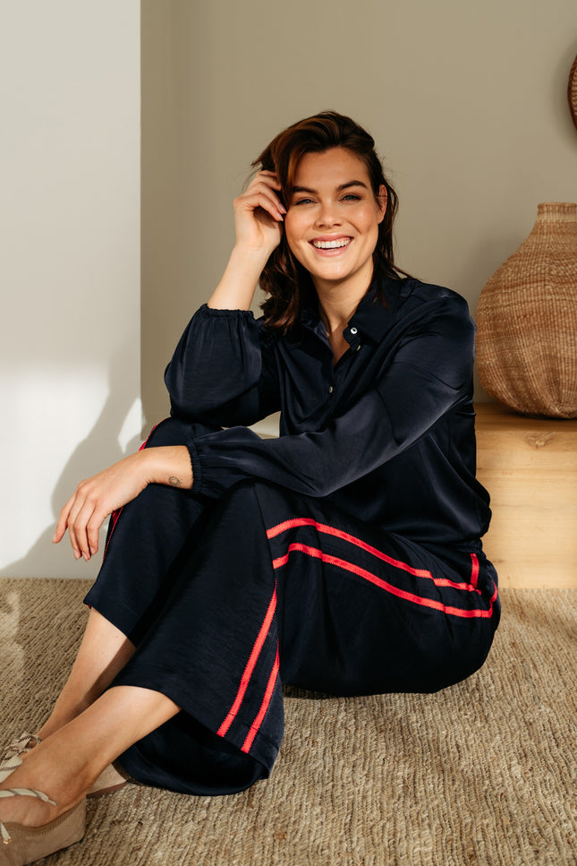 Blouse Wendelien Navy BL407