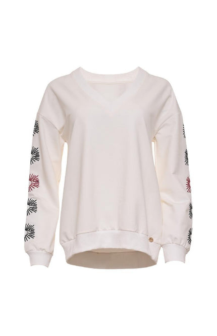 Maicazz Sweater Talan Offwhite Stretchshop.nl