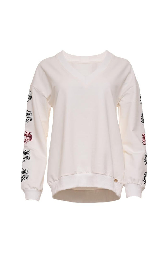 Maicazz Sweater Talan Offwhite Stretchshop.nl