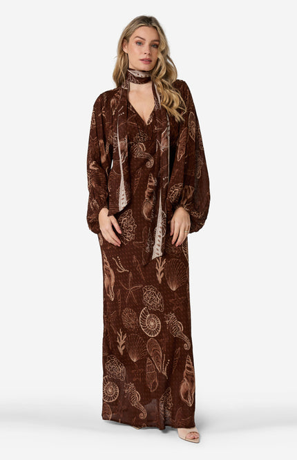 Jurk Danoli Shell Marrón