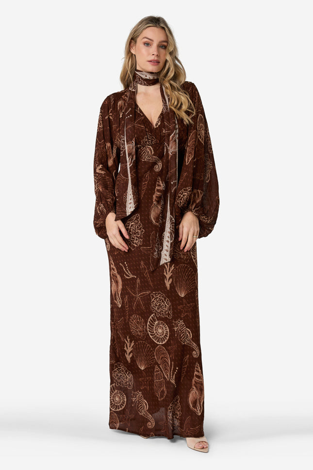 Jurk Danoli Shell Marrón