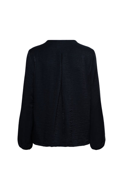 &Co woman Blouse Messina Navy BL414 Stretchshop.nl