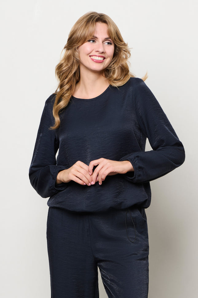 Blouse Messina Navy BL414