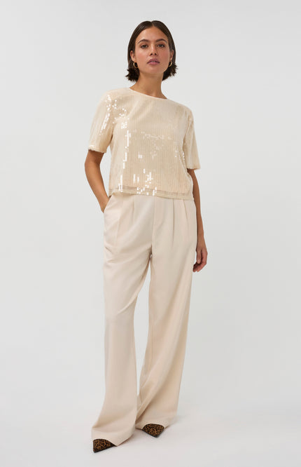 Studio Amaya Broek Jasmin Beige Stretchshop.nl