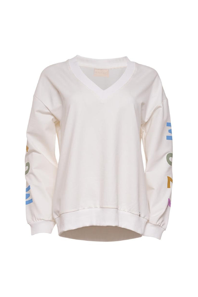 Maicazz Sweater Talan Offwhite Colour Stretchshop.nl