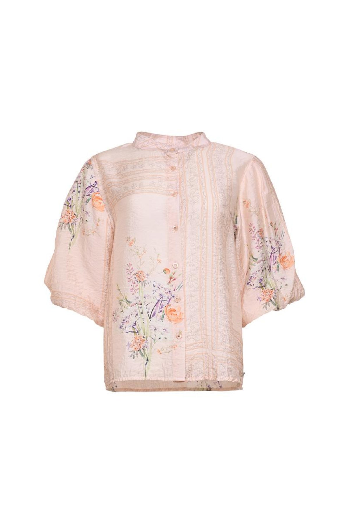 Roze romantische blouse Tominte van Maicazz & Zizo met zachte stof en elegante pasvorm, geschikt voor casual en feestelijke gelegenheden