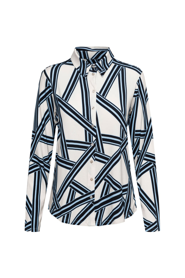 Blouse Lotte Line Chambray blue BL418