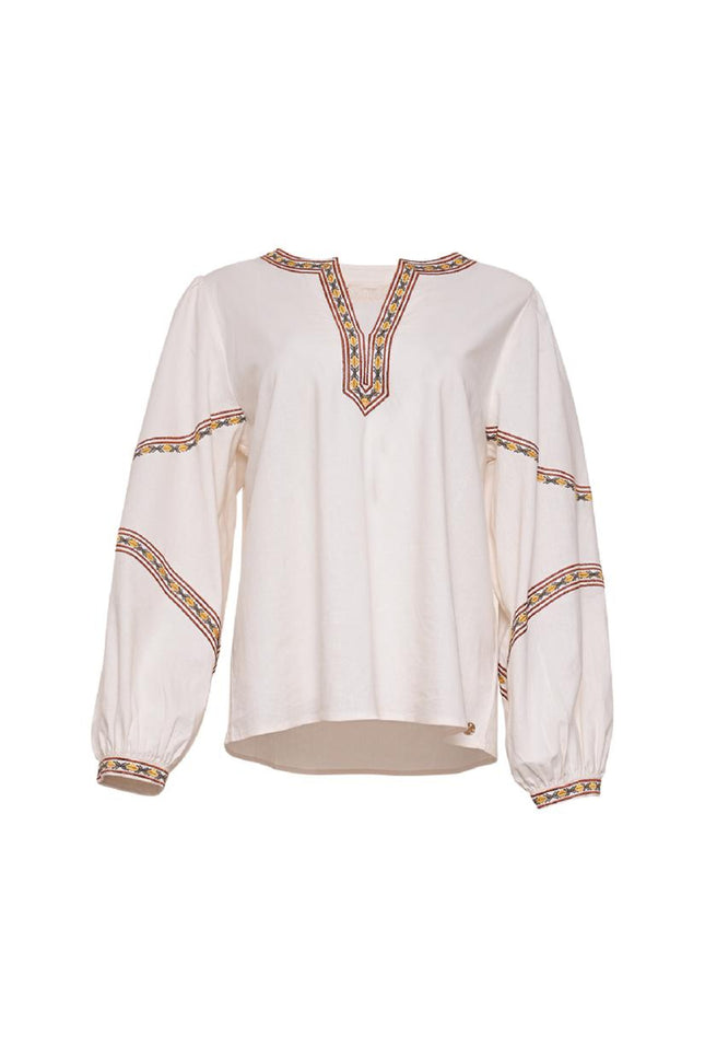 Maicazz Top Tauvin Offwhite Stretchshop.nl