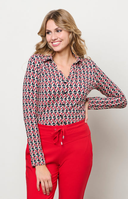 Blouse Vayen Moon Red Multi BL419