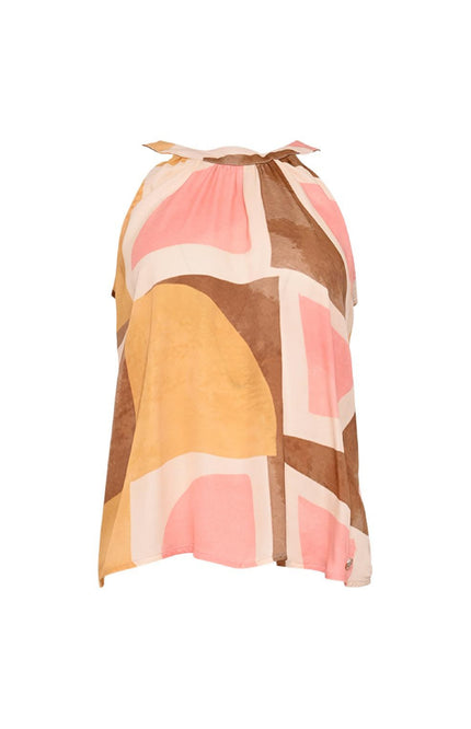 Maicazz Top Tikita Boho Geo Stretchshop.nl